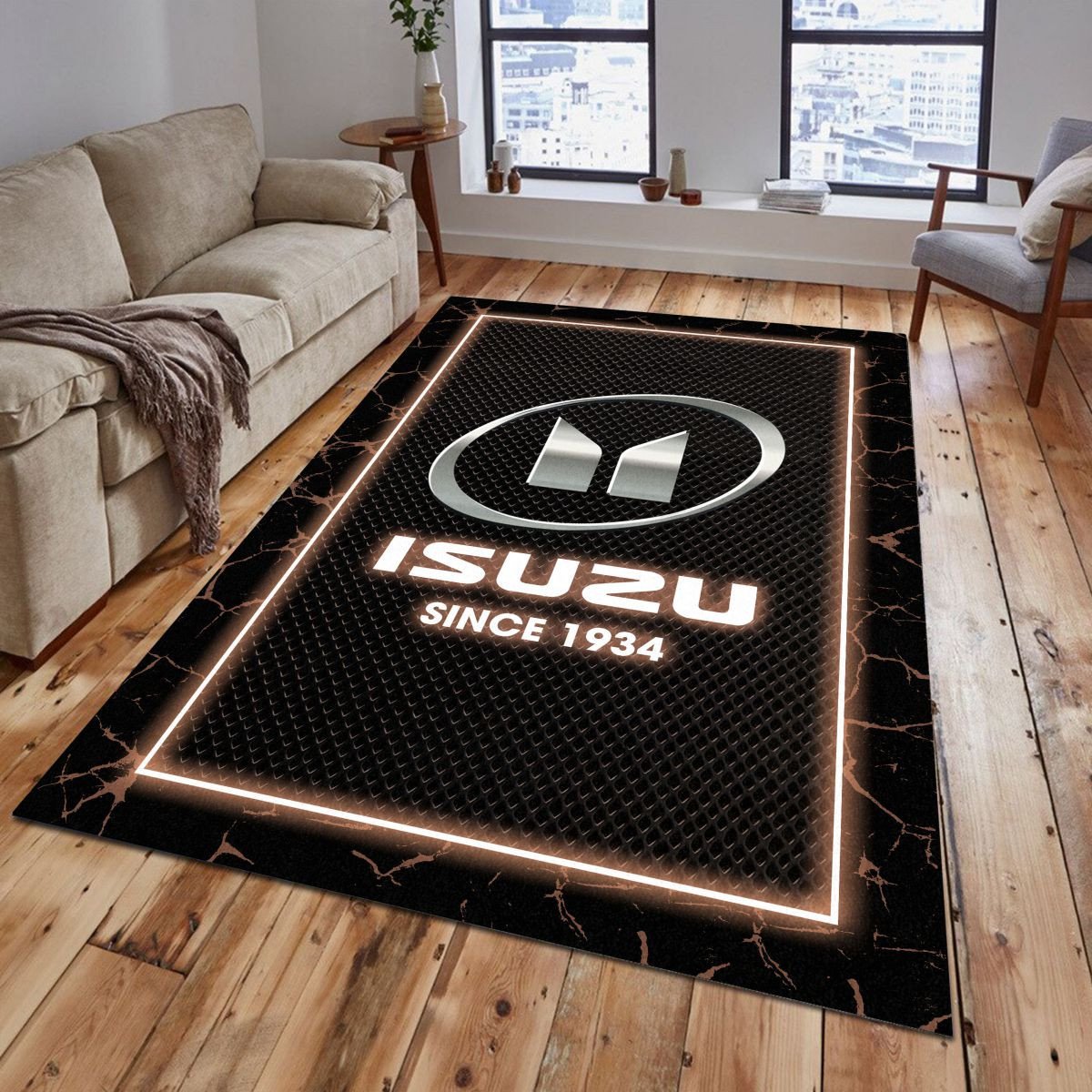 Isuzu Teppich - Teppich mit Automotiv-Motiv