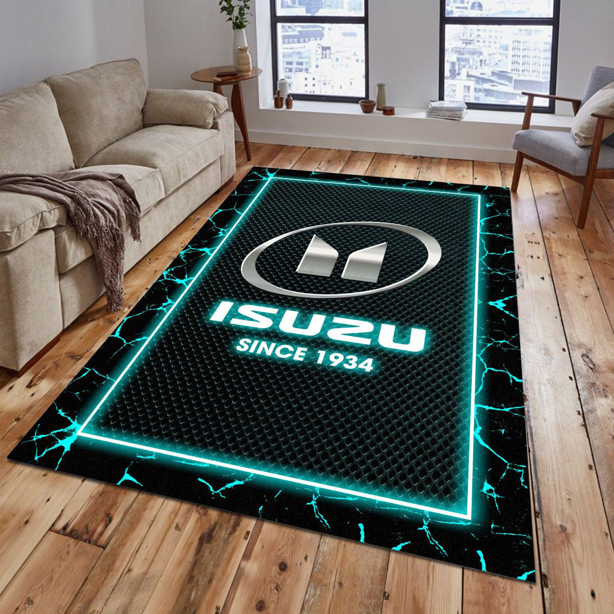 Isuzu 04 Teppich - Teppich mit Automotiv-Motiv