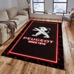 Peugeot 07 Teppich - Teppich mit Automotiv-Motiv