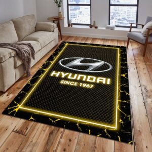 Hyundai 08 Teppich - Teppich mit Automotiv-Motiv