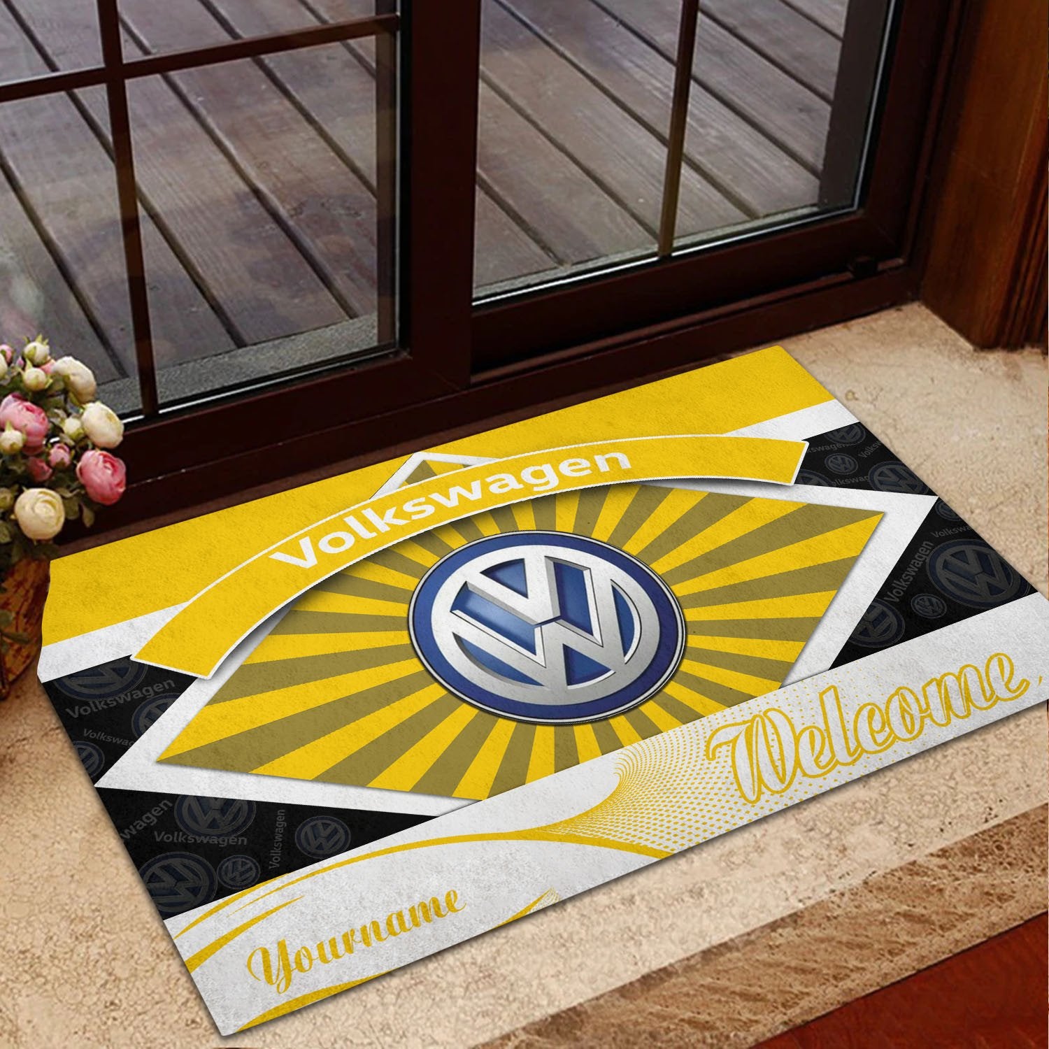 Volkswagen 08 Teppich - Teppich mit Automotiv-Motiv