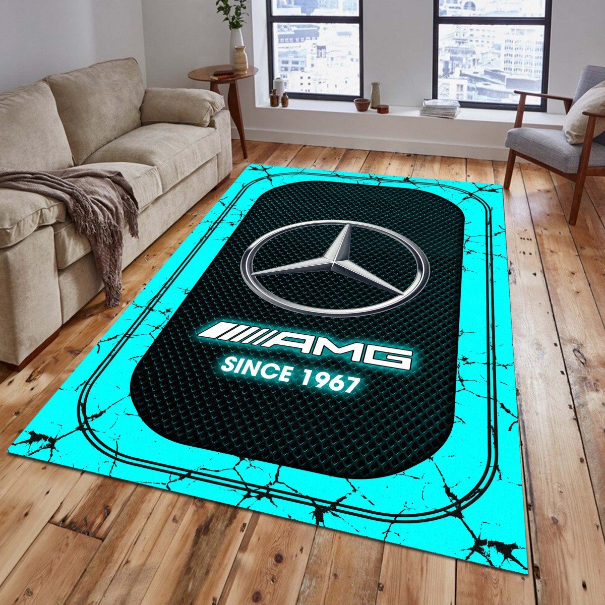 Mercedes-AMG 04 Teppich - Teppich mit Automotiv-Motiv