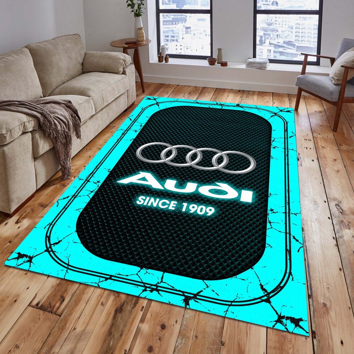 Audi 04 Teppich - Teppich mit Automotiv-Motiv