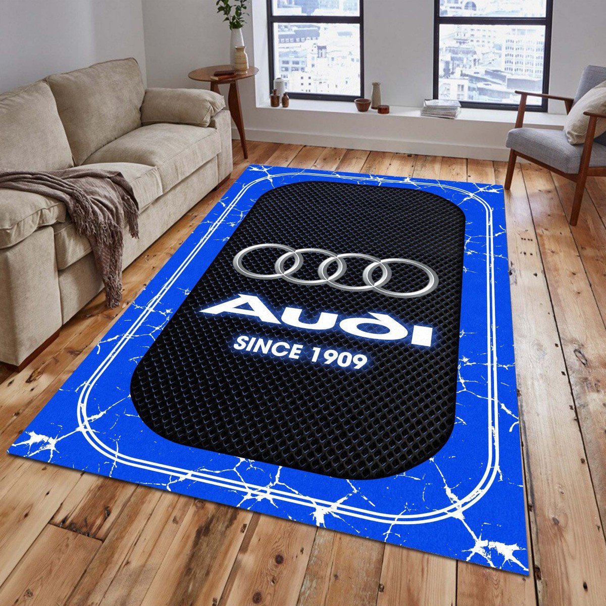 Audi 02 Teppich - Teppich mit Automotiv-Motiv