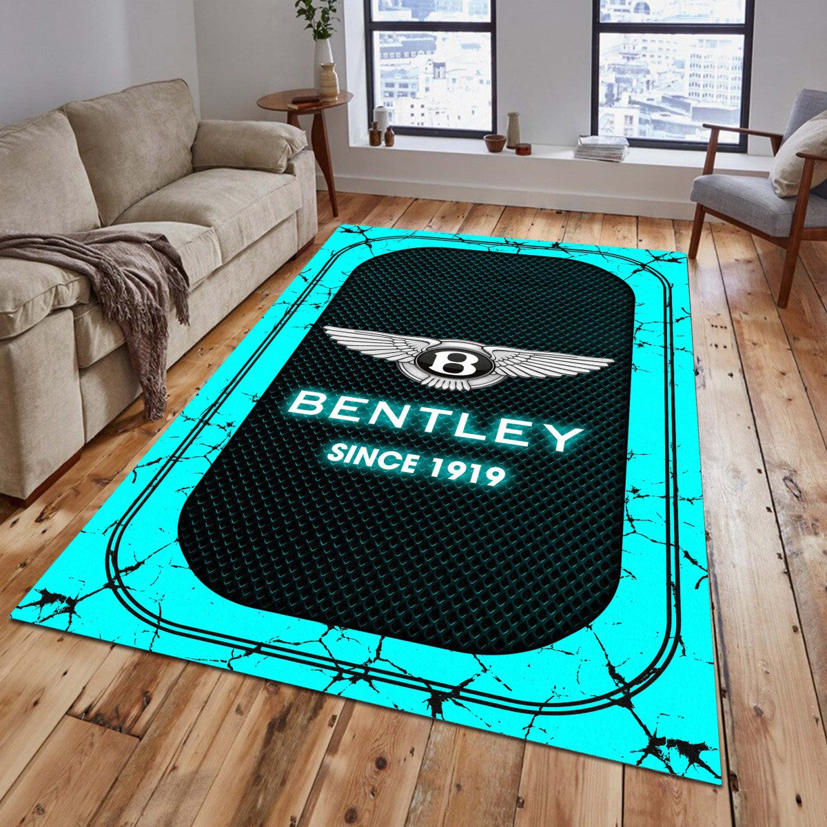 Bentley 04 Teppich - Teppich mit Automotiv-Motiv