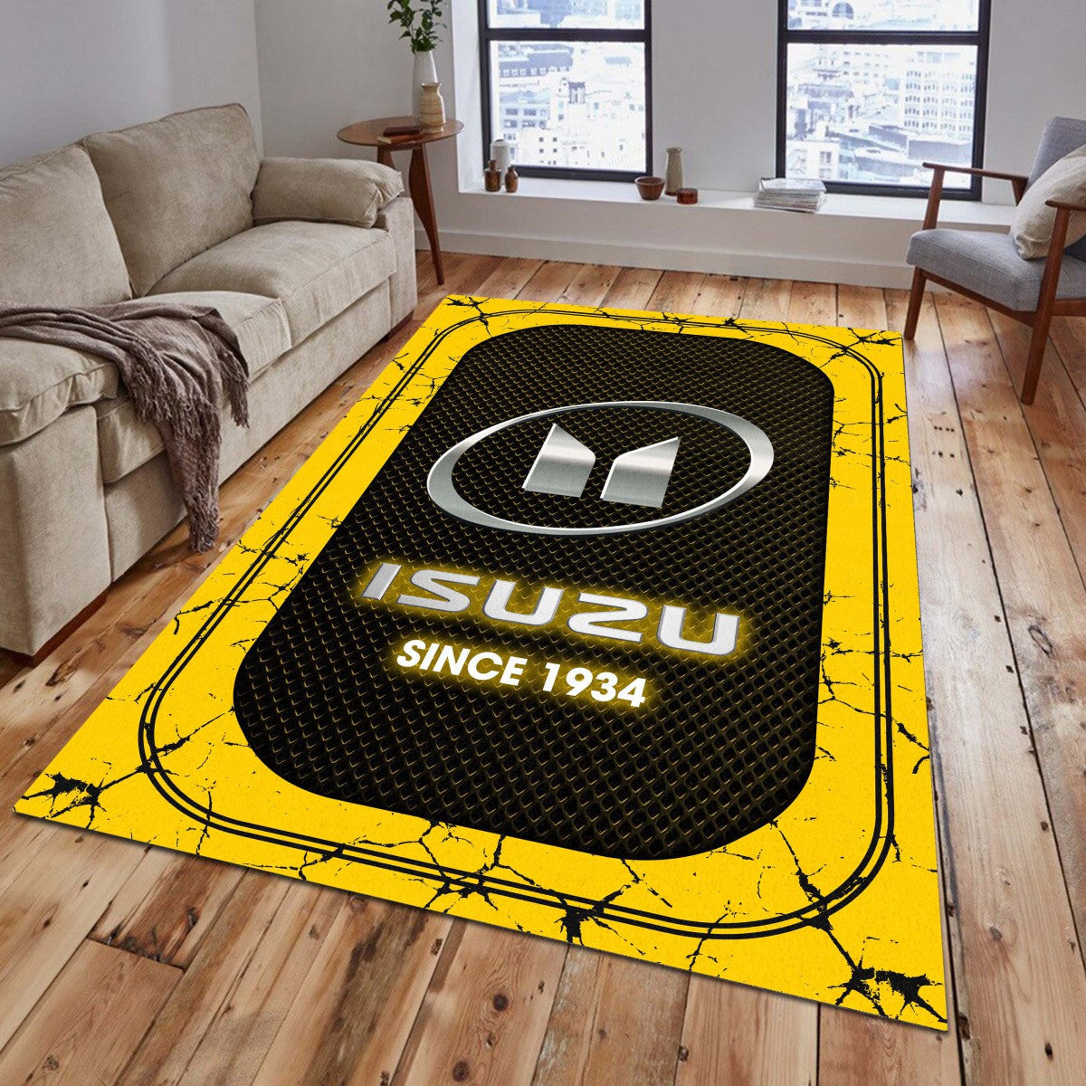 Isuzu 08 Teppich - Teppich mit Automotiv-Motiv