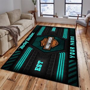 Harley-Davidson Teppich 6 - Teppich mit Automotiv-Motiv