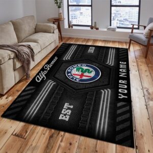 Alfa Romeo Teppich 3 - Teppich mit Automotiv-Motiv