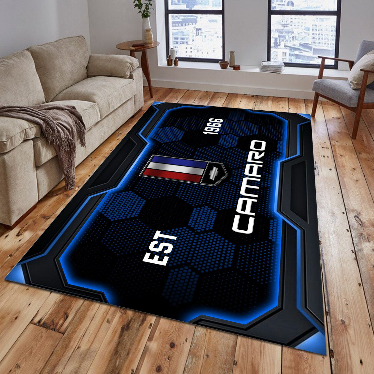 Chevrolet Camaro Teppich - Teppich mit Automotiv-Motiv
