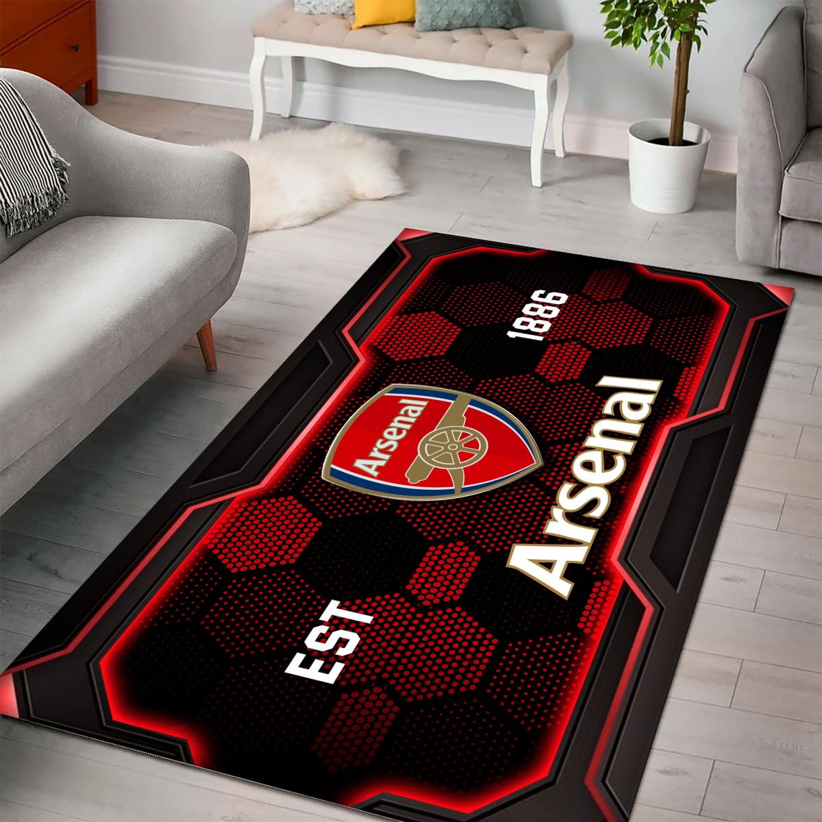 Arsenal Teppich - Premier League Teppich 2 – Bild 2