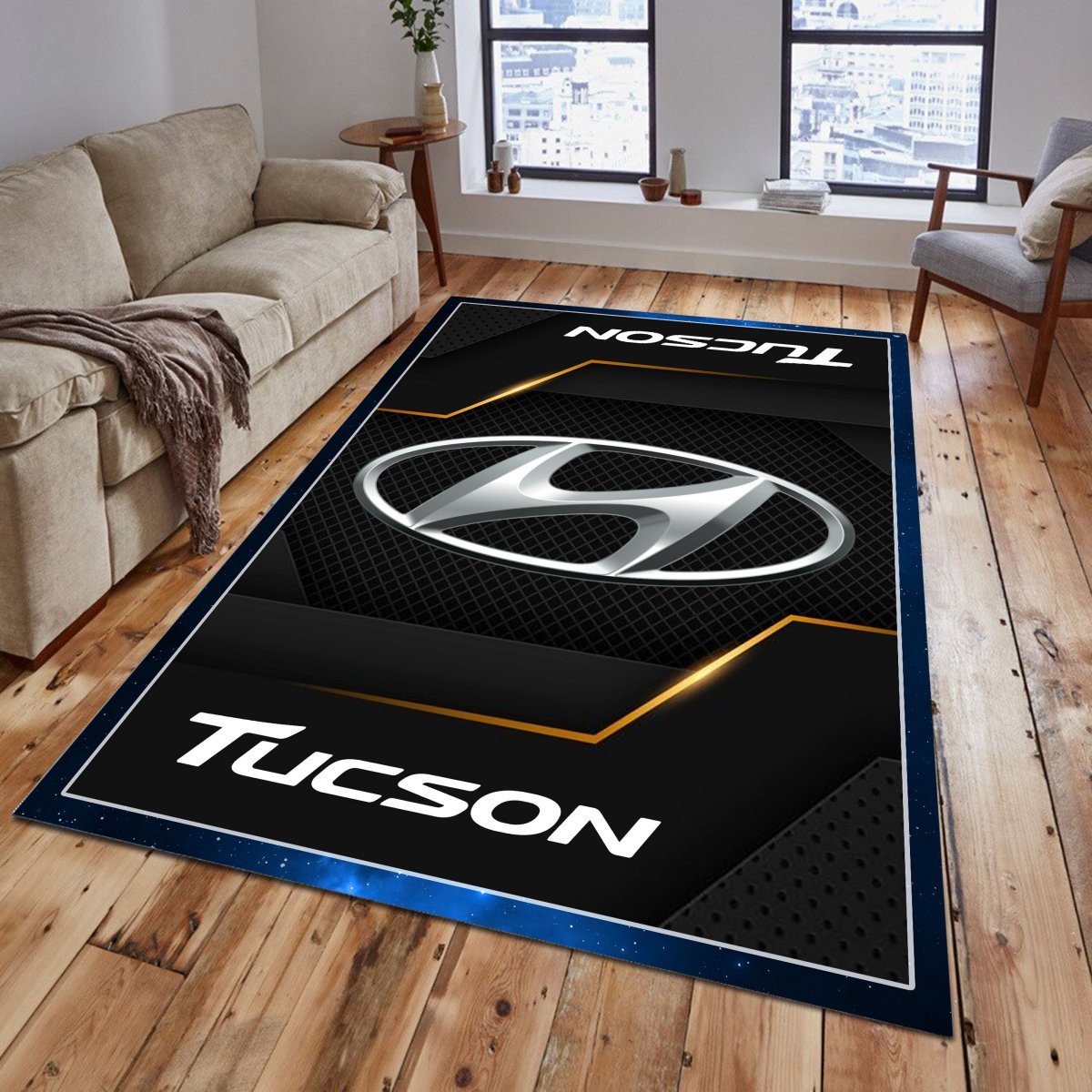 Hyundai Tucson Teppich - Teppich mit Automotiv-Motiv