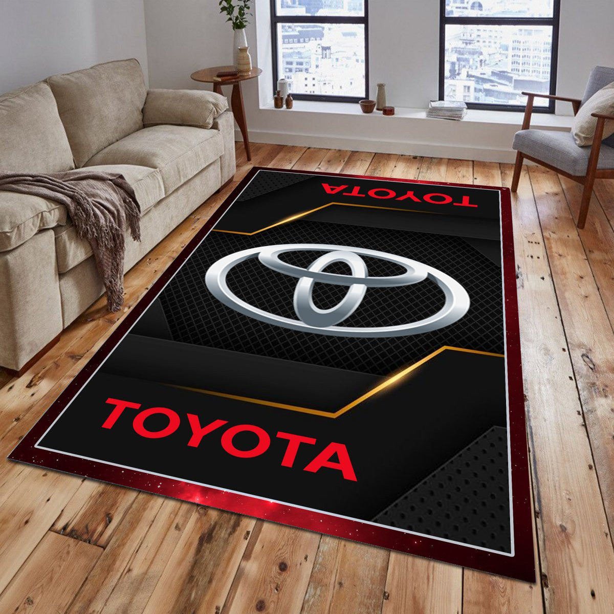 Toyota Teppich - Teppich mit Automotiv-Motiv