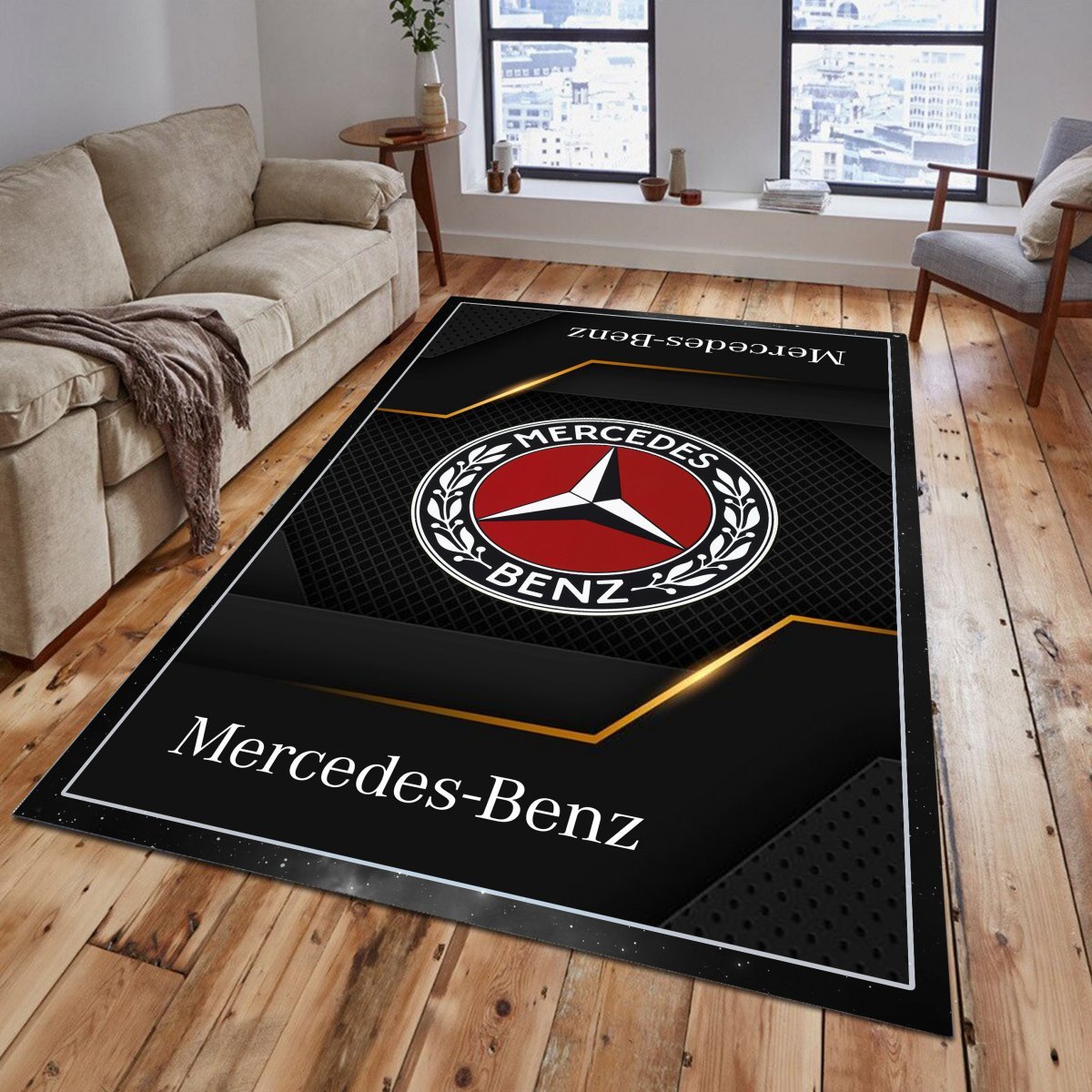 Mercedes-Benz Teppich - Teppich mit Automotiv-Motiv
