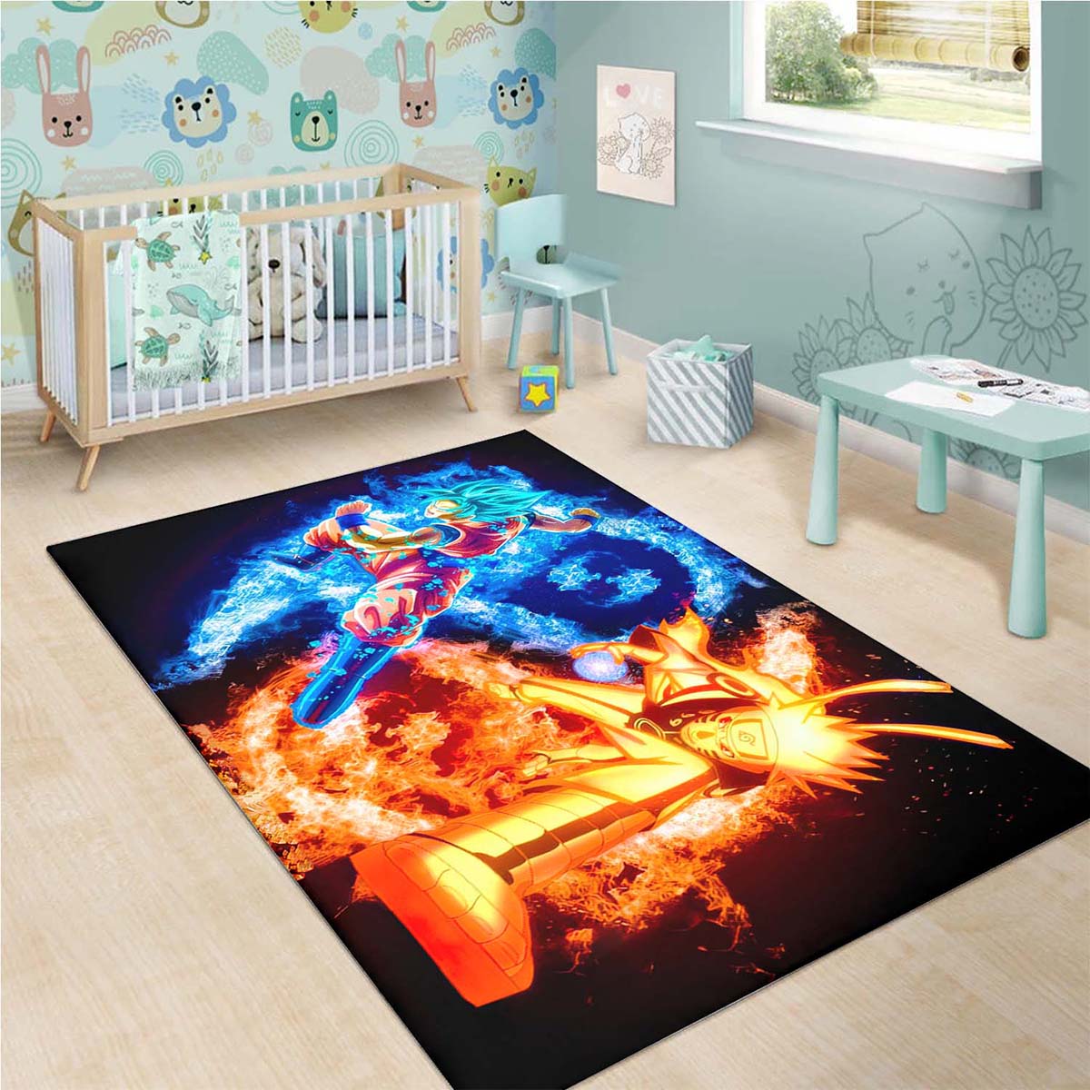 Goku And Naruto Teppich – Bild 3
