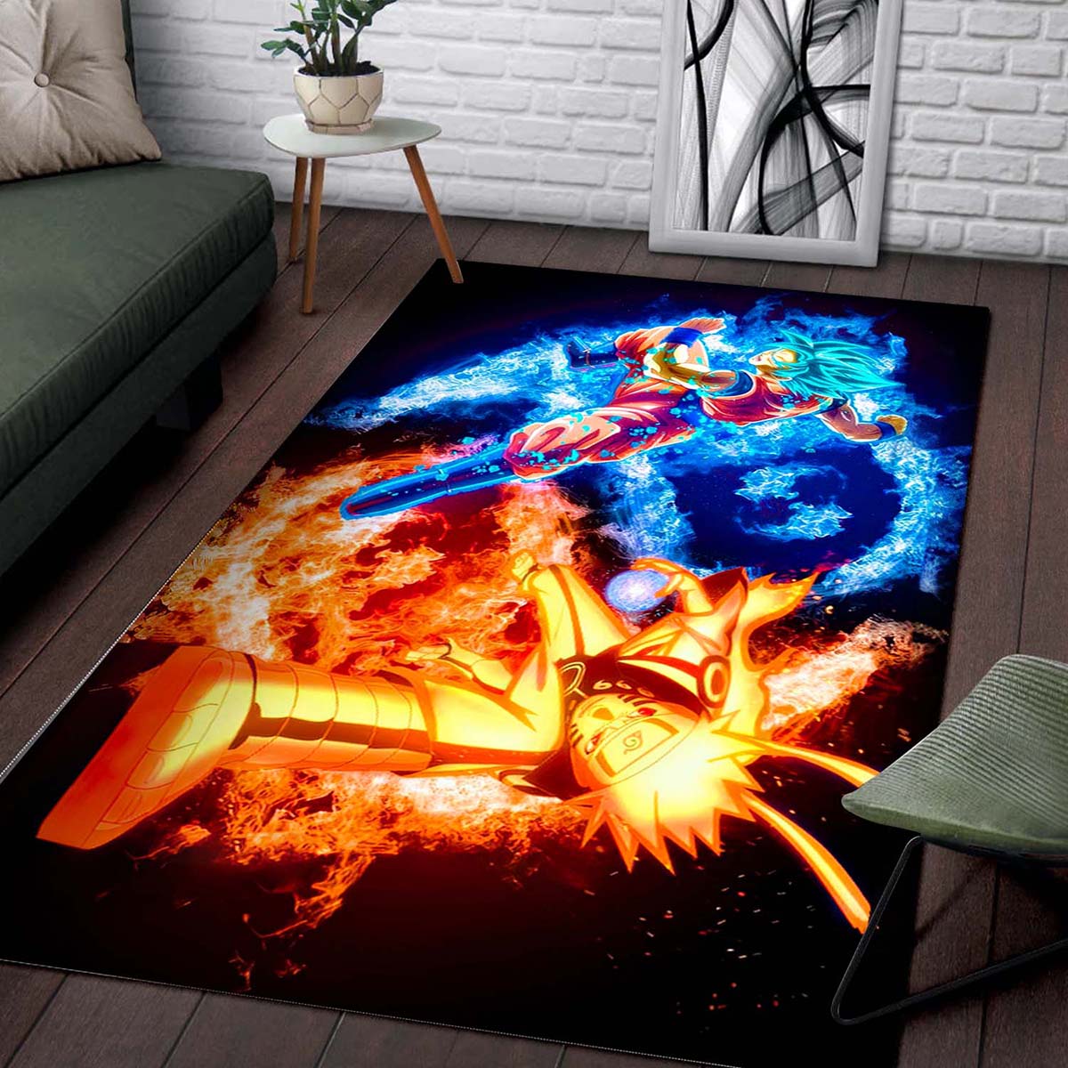 Goku And Naruto Teppich – Bild 2