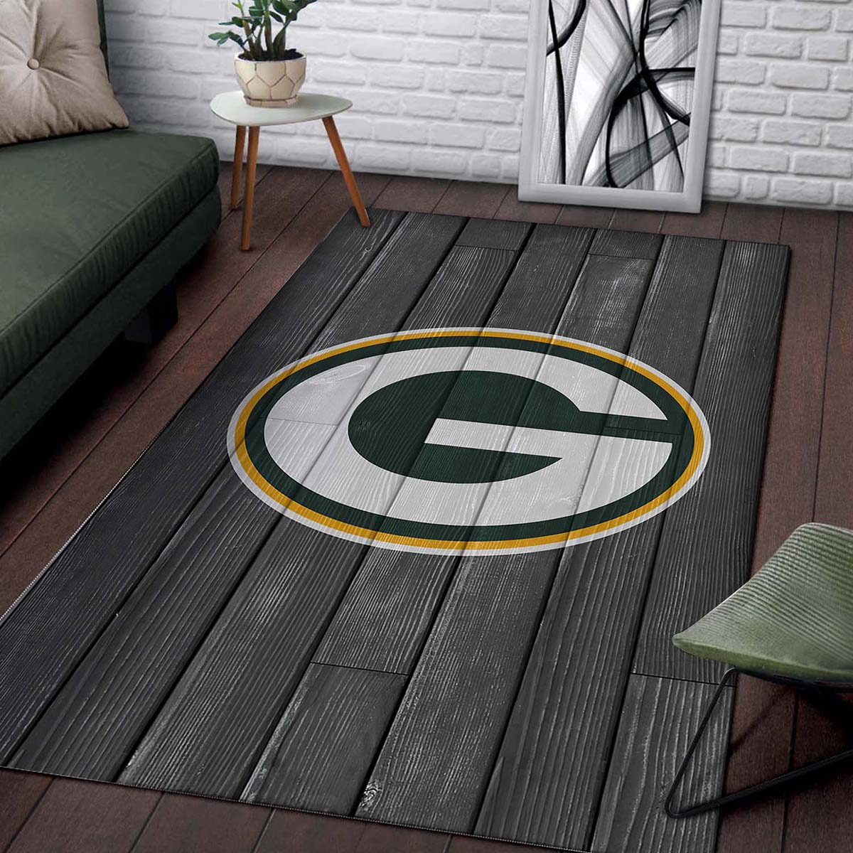 Green Bay Packers Fuballmannschaft 3 Teppich – Bild 2
