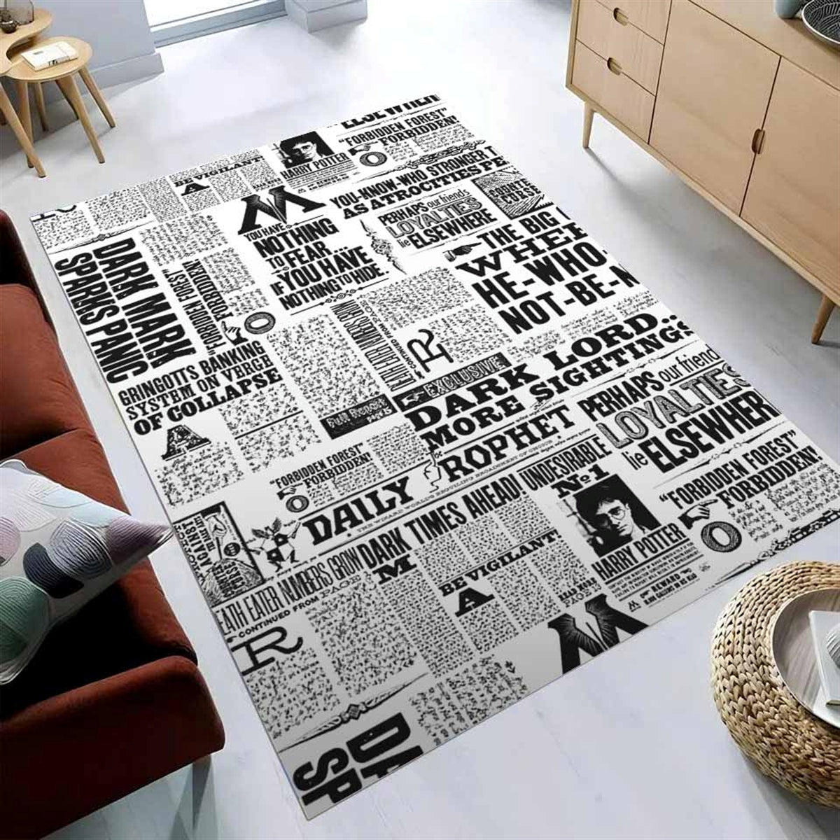Harry Potter Newspaper Teppich