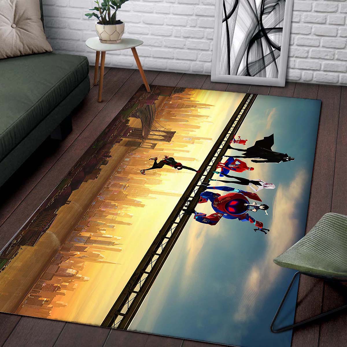 Into The Spider Verse Spider Man Miles Morales Teppich – Bild 2