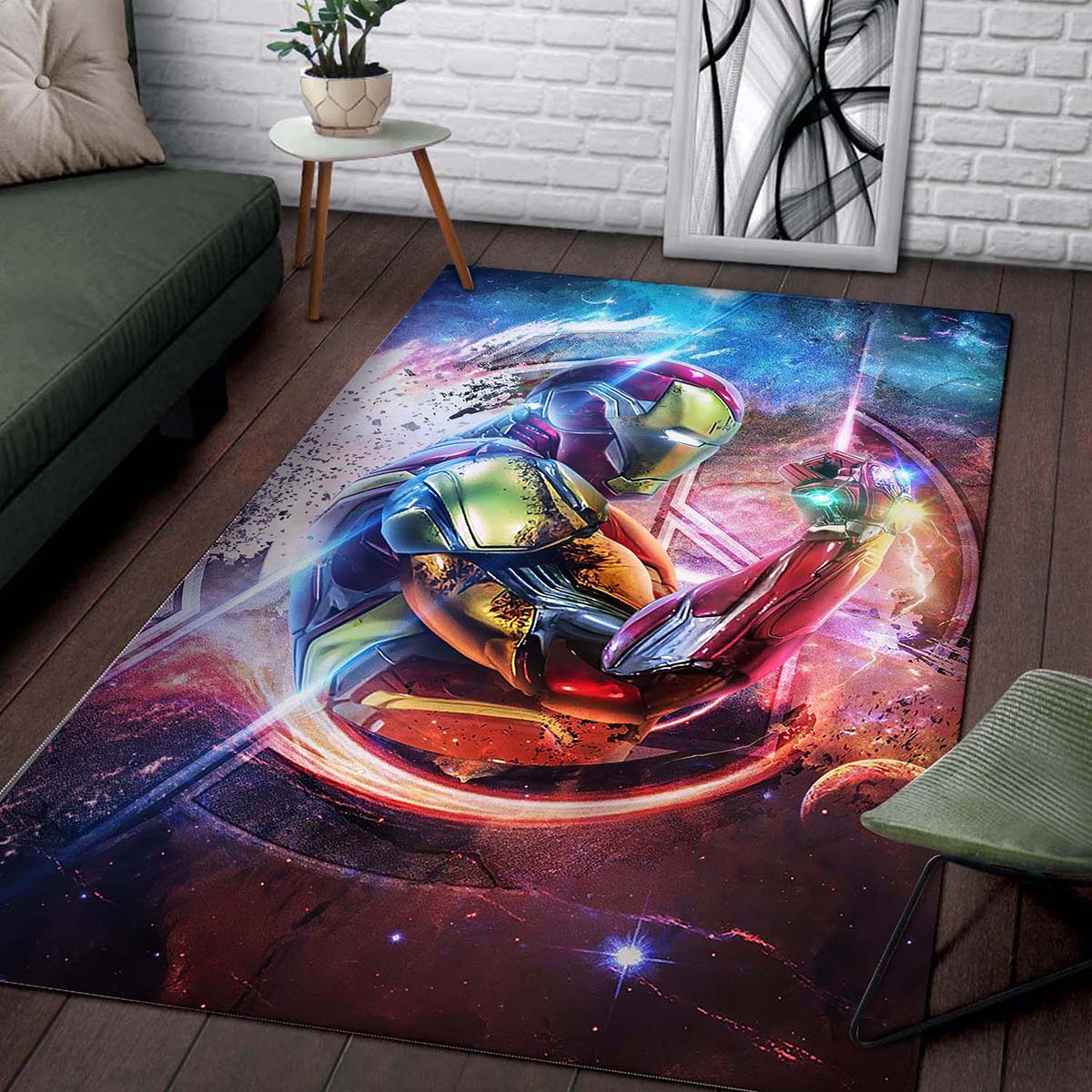 Iron Man Tapis Marvel Superhero Teppich – Bild 2