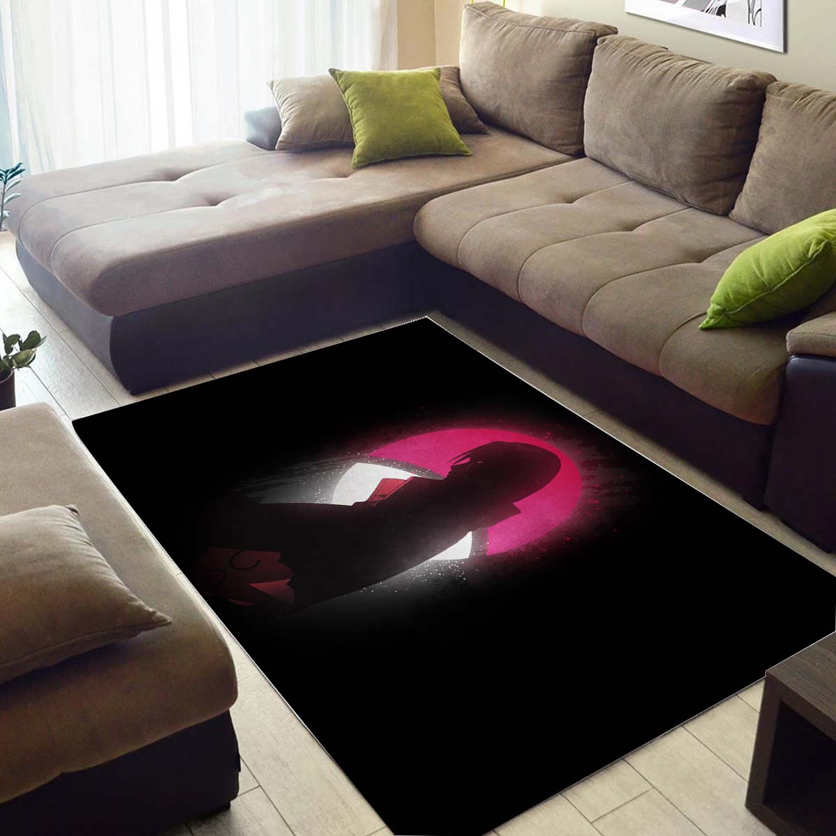 Itachi Uchiha Glow Teppich – Bild 3