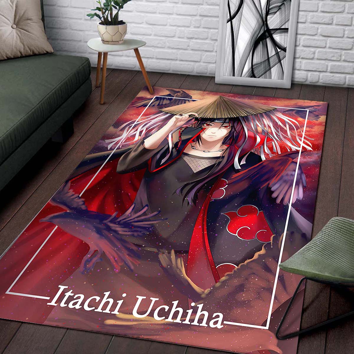 Itachi Uchiha In Naruto Cool 02 Teppich – Bild 2