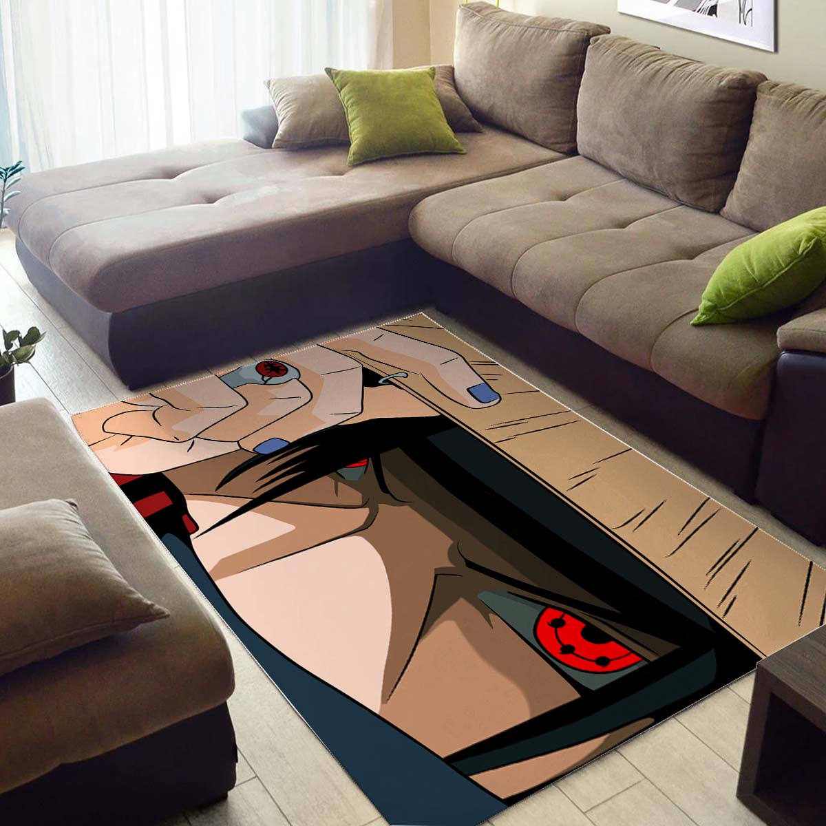 Itachi Uchiha Sharingan Teppich – Bild 3