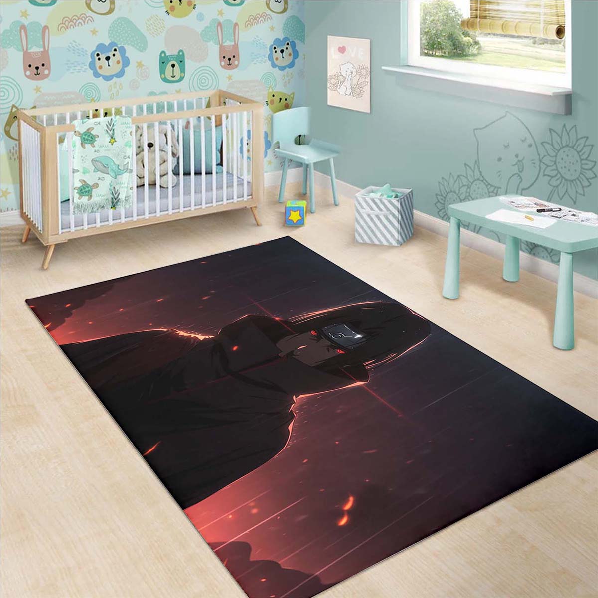Itachi Uchiha Neu01 Teppich – Bild 3