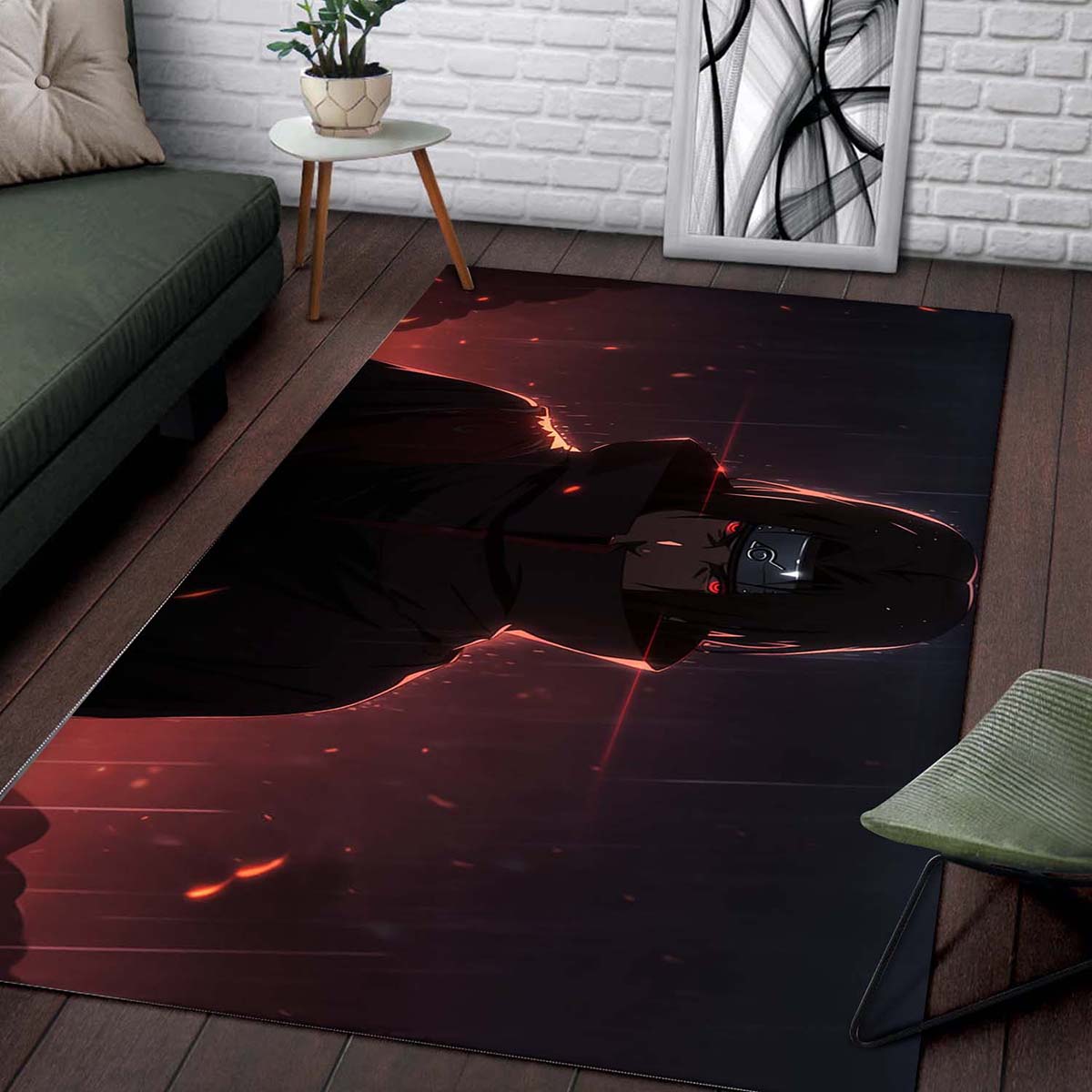 Itachi Uchiha Neu01 Teppich – Bild 2