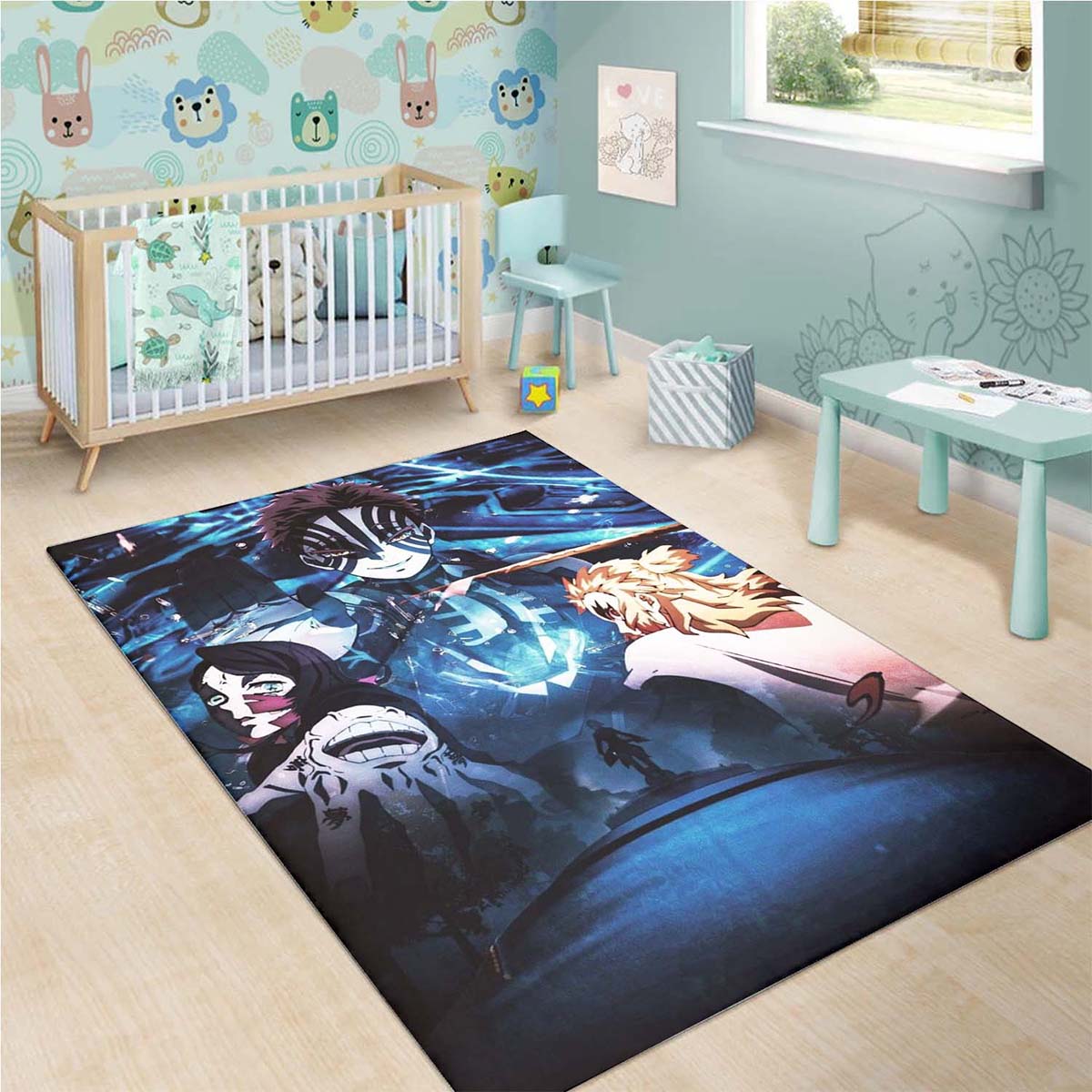 Kemitsu No Yaiba Mugen Train Teppich – Bild 3