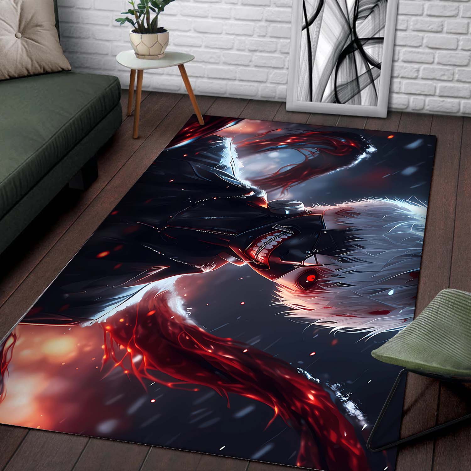 Ken Kaneki Ai Art Teppich – Bild 2