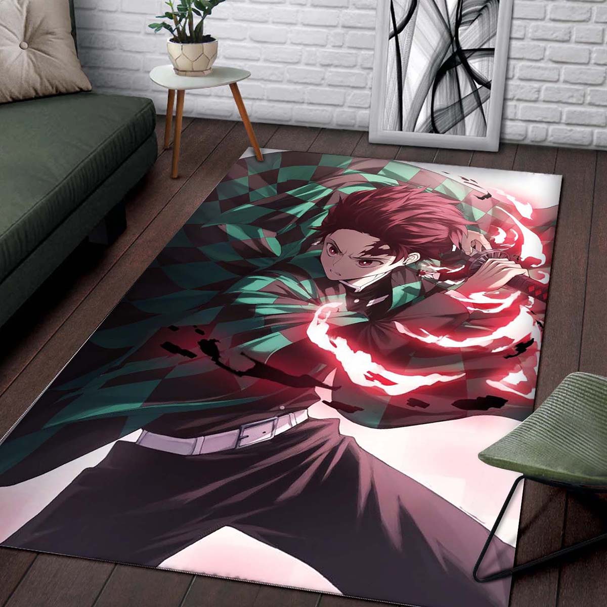 Kimetsu No Yaiba Tanjirou Kamado Teppich – Bild 2