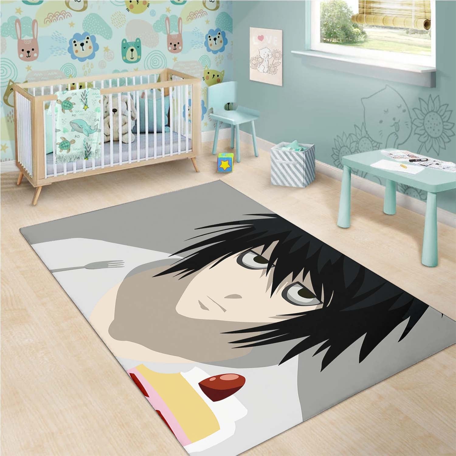 L Lawliet Death Teppich