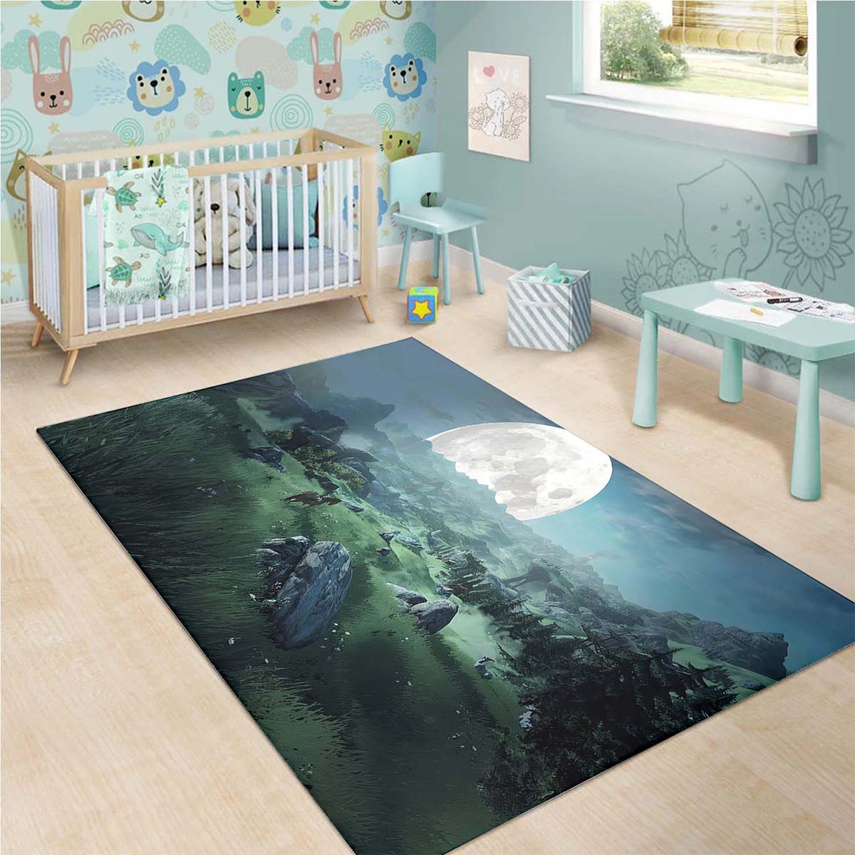 Legende von Zelda landscape 1 gaming Teppich – Bild 3