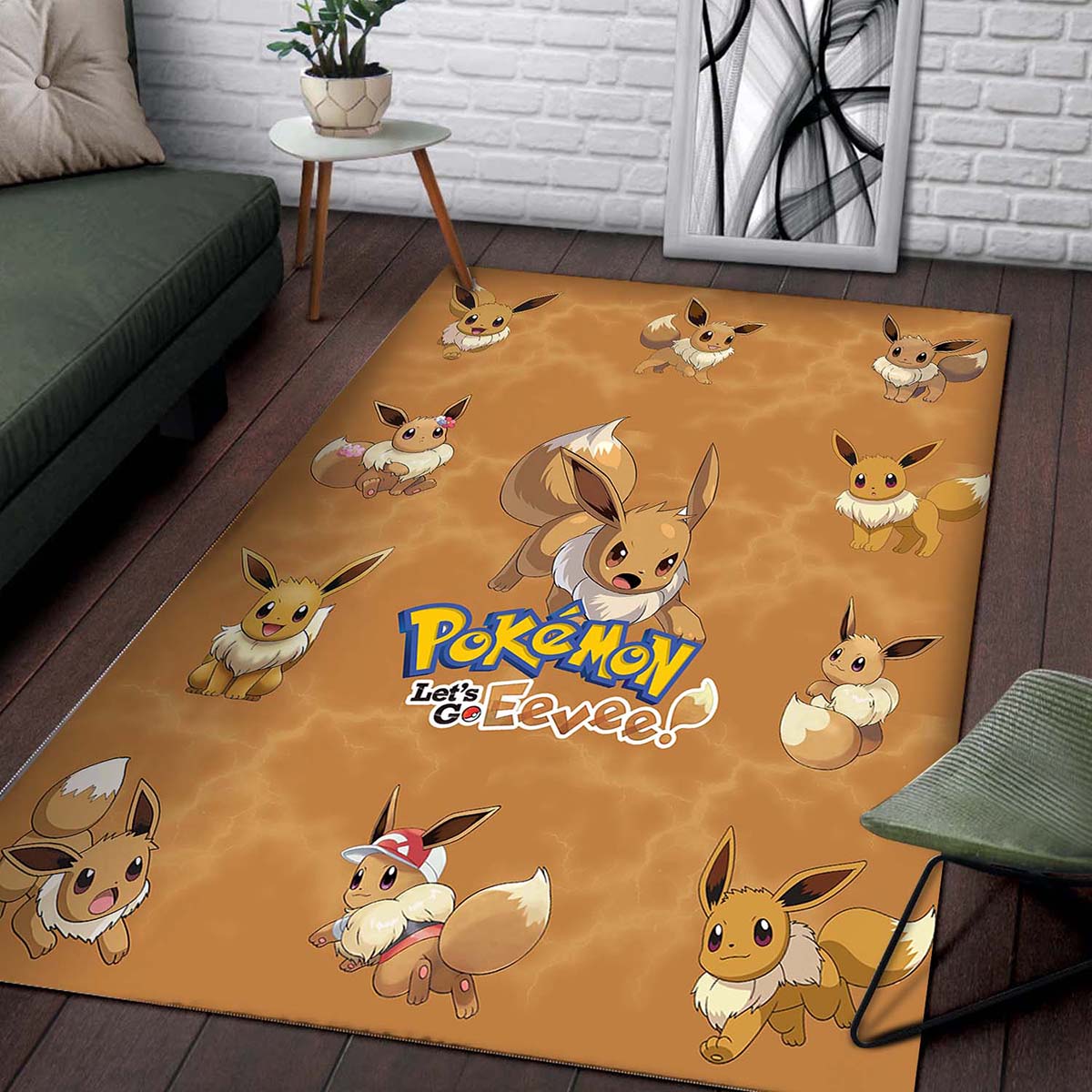 Let's Go Pokemon Evoli Teppich – Bild 2