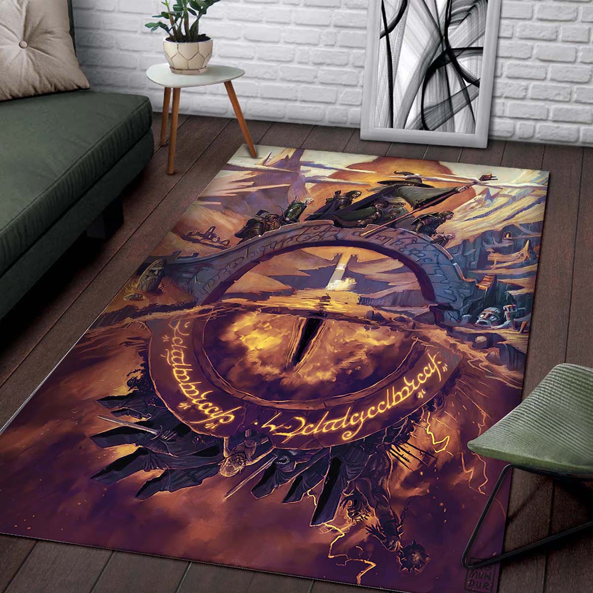 Lord Of The Rings Art Teppich – Bild 2
