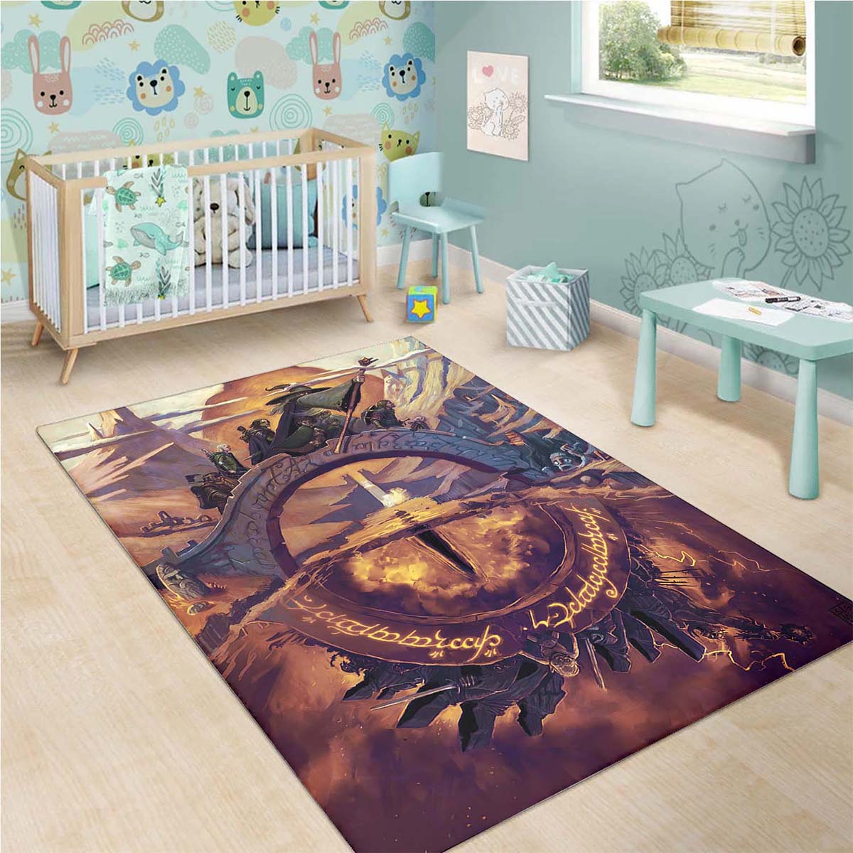 Lord Of The Rings Art Teppich – Bild 3