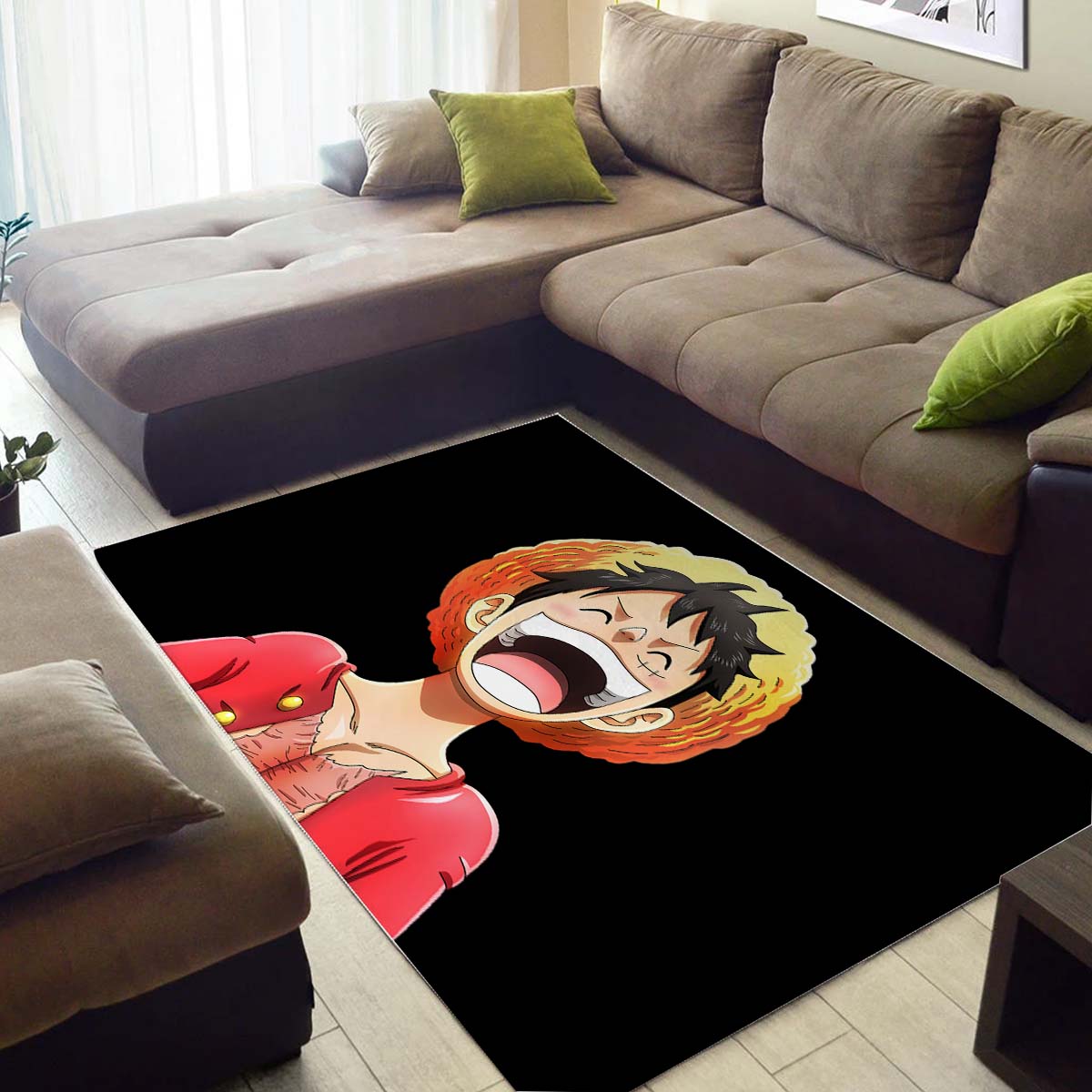 Luffy Laughing One Teppich – Bild 3