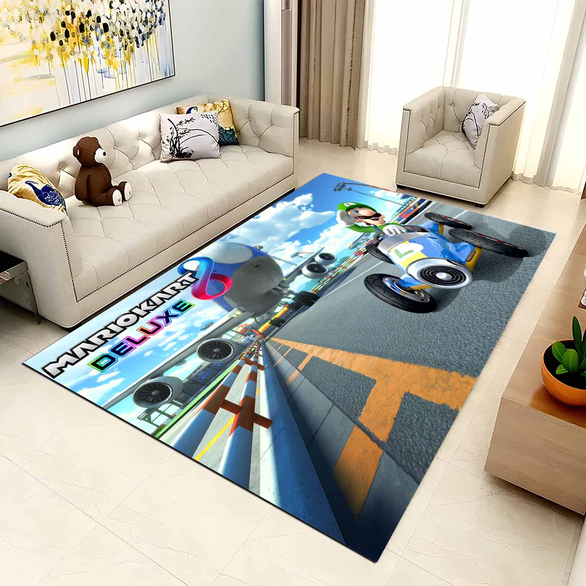 Luigi Super Mario Racing Teppich – Bild 2