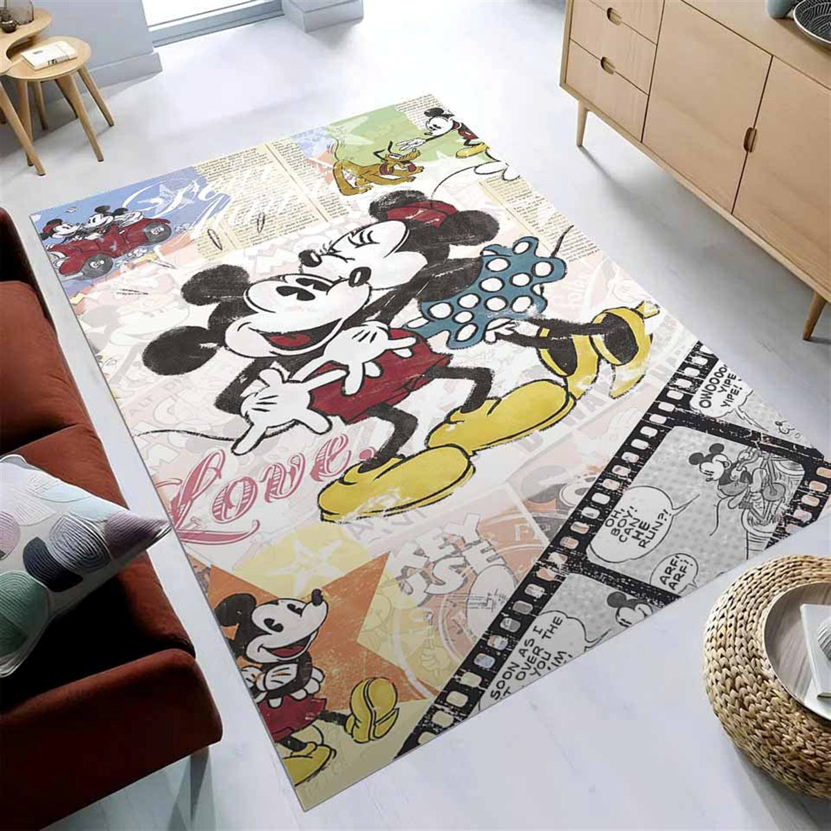 Mickey Mouse De1353122 Teppich