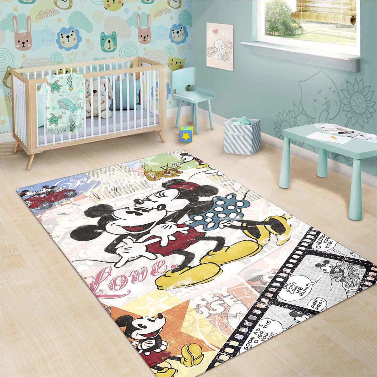 Mickey Mouse De1353122 Teppich – Bild 3