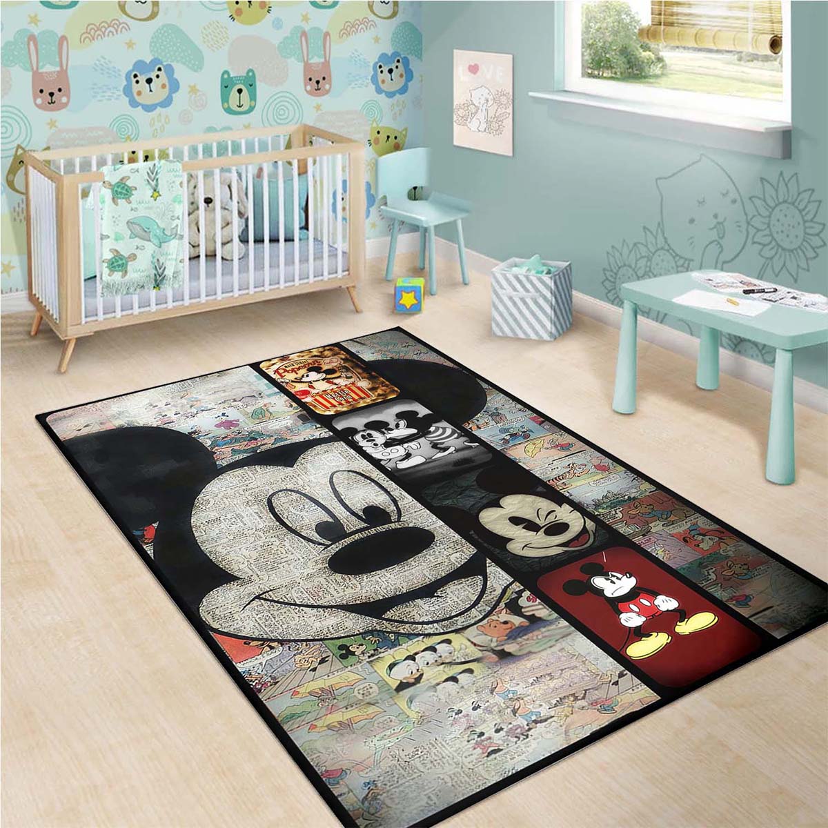 Mickey Mouse Wohnzimmer Dekor Disney Movie 1906 Teppich – Bild 3