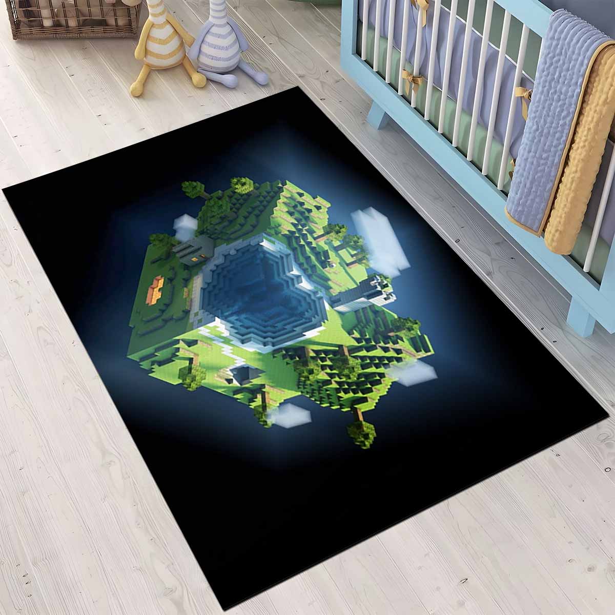 Minecraft Berg-biom Planet Minecraft Teppich – Bild 3