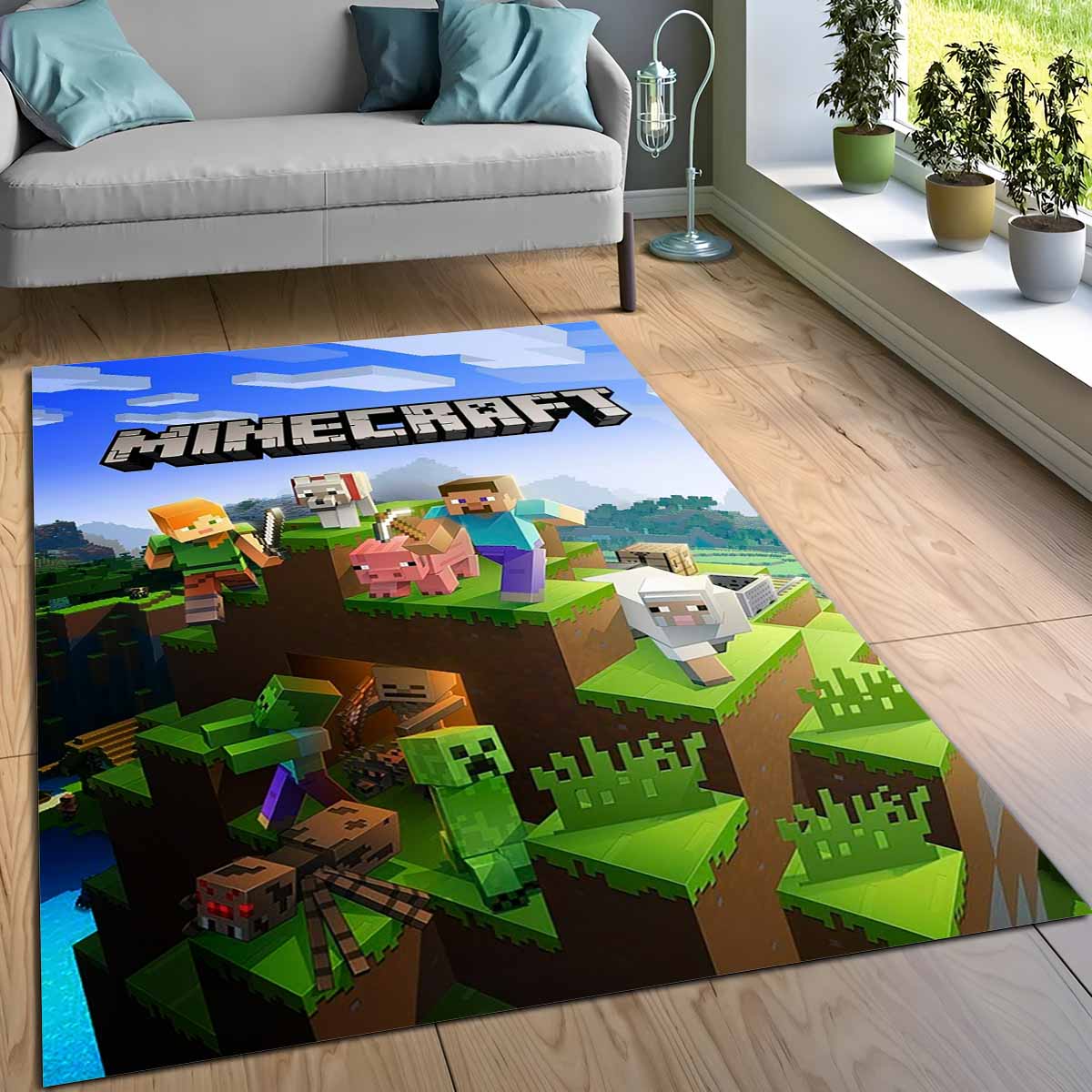 Minecraft Charaktere 1001 Teppich – Bild 3