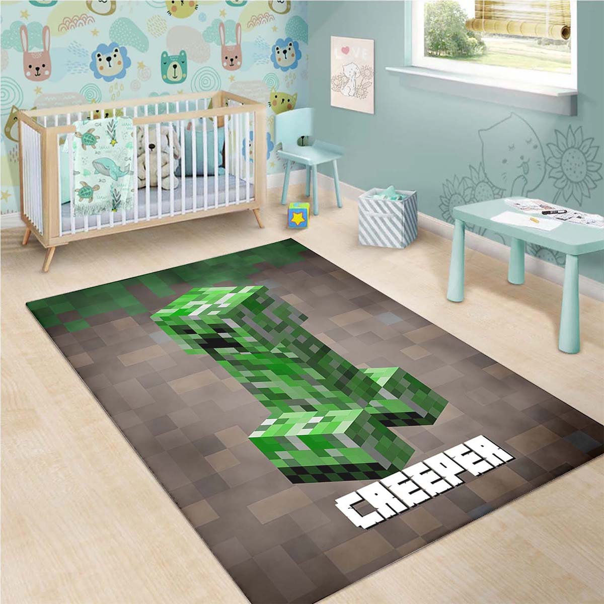 Minecraft Creeper Mc697843 Teppich – Bild 3