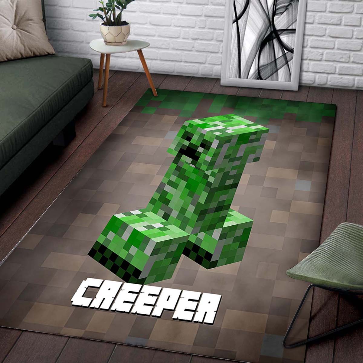 Minecraft Creeper Mc697843 Teppich – Bild 2