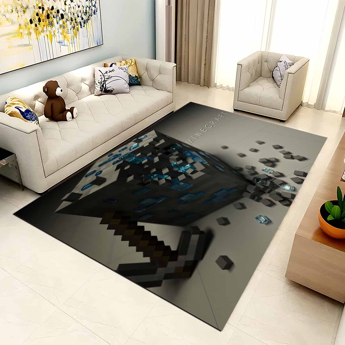 Minecraft Diamanterz Teppich – Bild 2