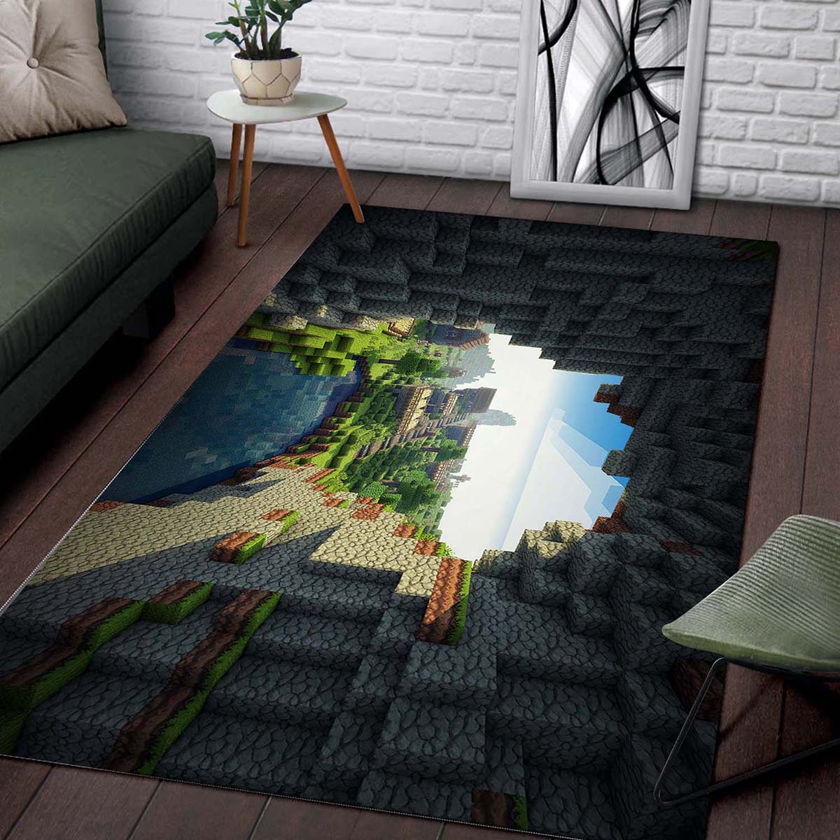 Minecraft Video Game Dekor M30102 Teppich – Bild 2