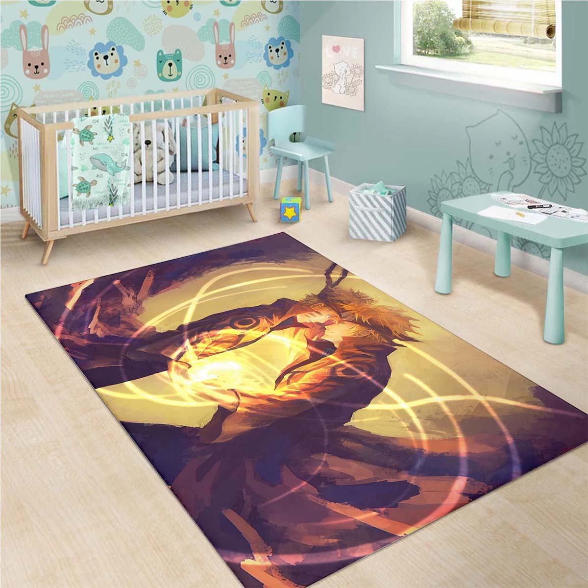 Naruto And Minato Anime Teppich – Bild 3