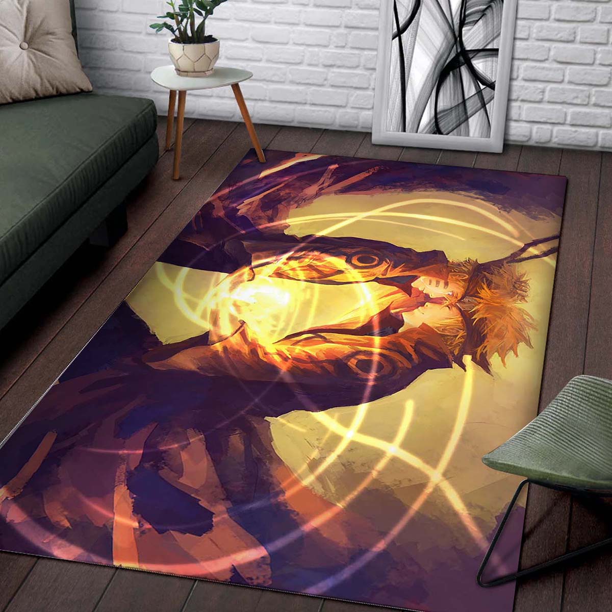 Naruto And Minato Anime Teppich – Bild 2