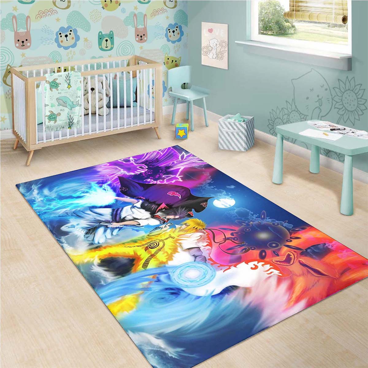 Naruto And Sasuke 2 Teppich – Bild 3